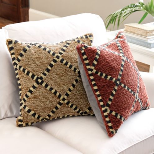 Piped Outdoor Pillows Ballard Designs