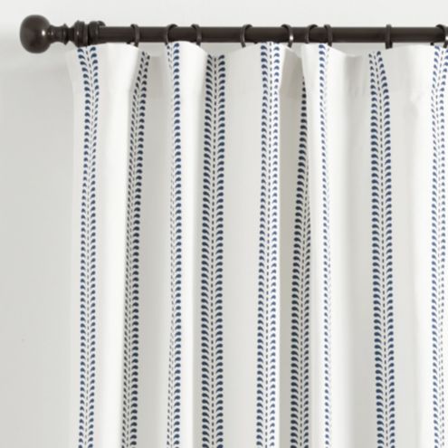 Hollis Ditsy Stripe Drapery Panel