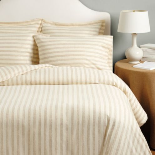 Ticking Stripe Quilted Bedding | Ballard Designs