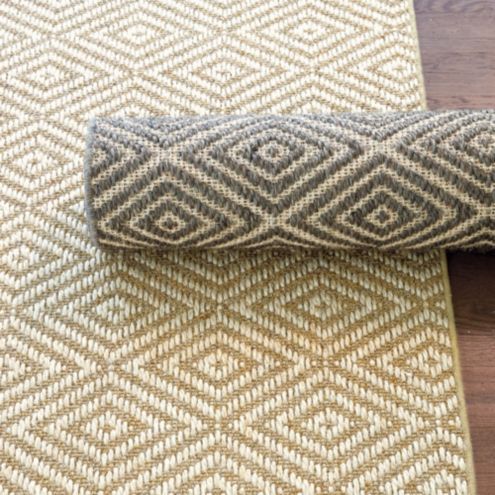 Diamond Sisal Rug Ballard Designs