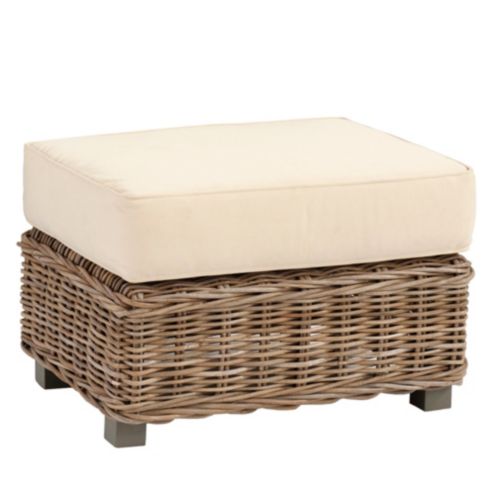 Leather Cube Ottoman | Ballard Designs