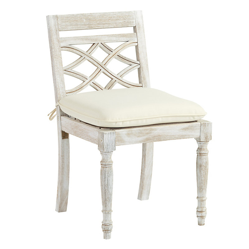 Ceylon Whitewash Dining Side Chair, Ballard Designs Ada Dining Chair