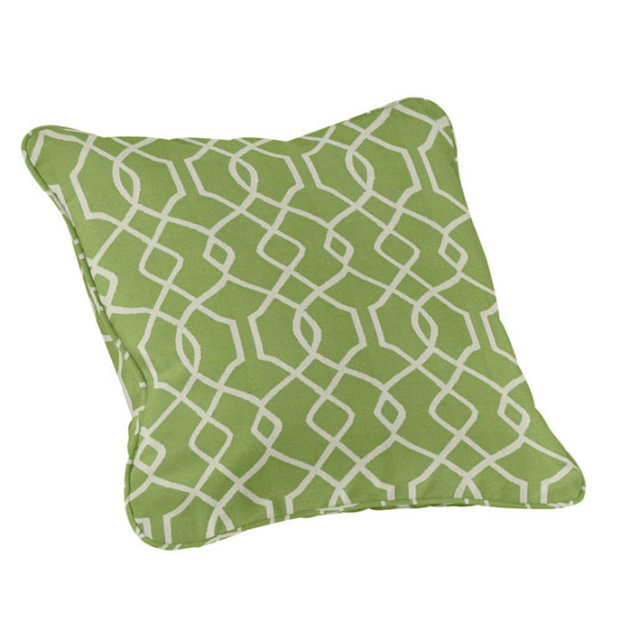 Outdoor Piped Throw Pillows